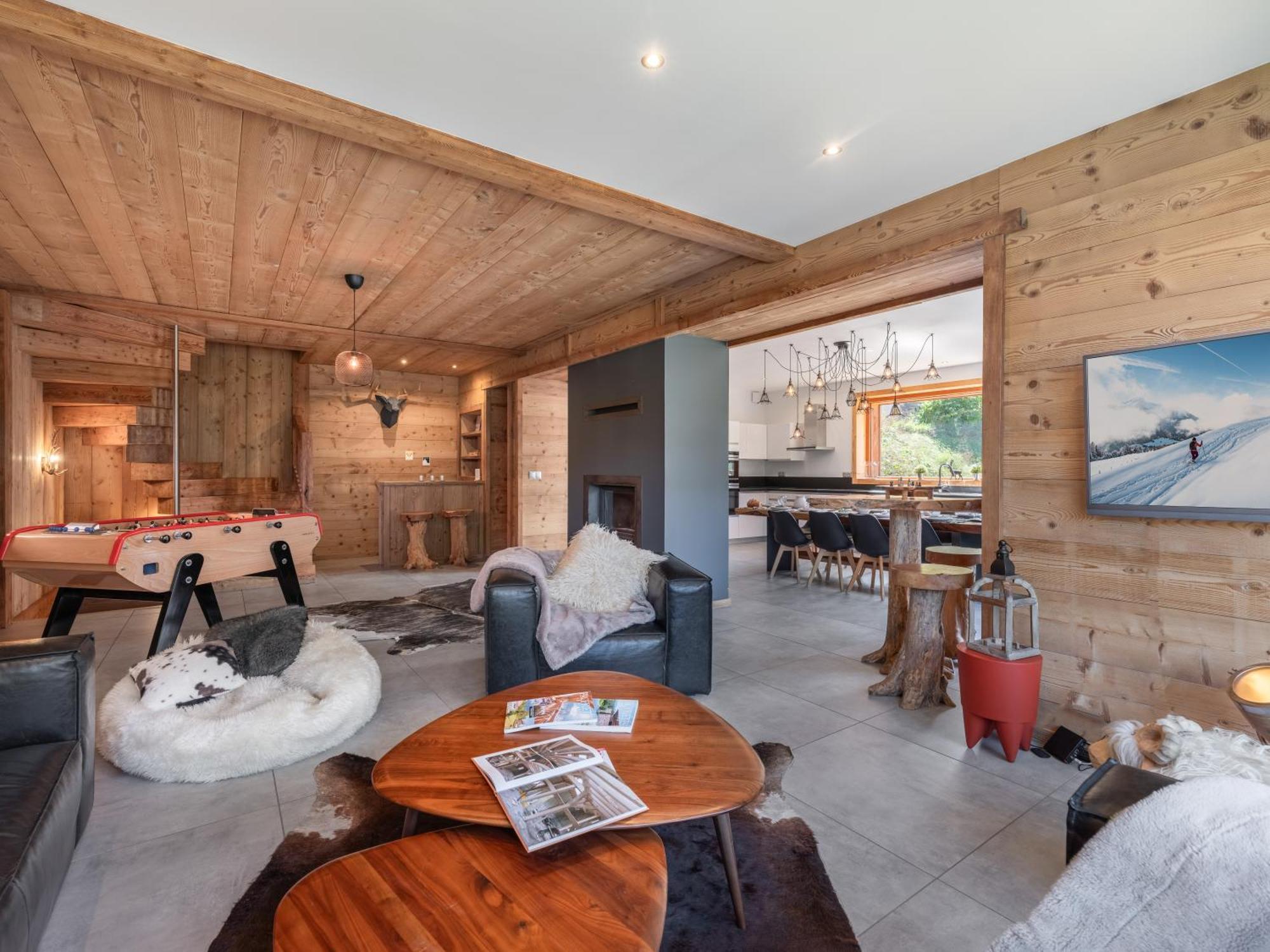 Chalet 1100 - Bo Immobilier Chatel - A Mi-Chemin Du Centre Et Du Linga - Jacuzzi Sauna Et Cheminee Екстериор снимка