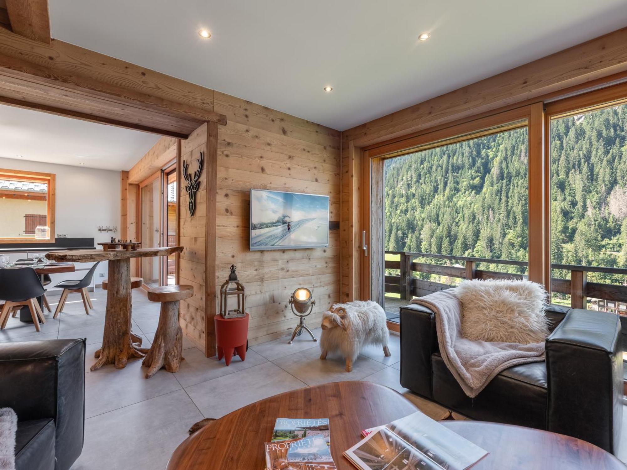 Chalet 1100 - Bo Immobilier Chatel - A Mi-Chemin Du Centre Et Du Linga - Jacuzzi Sauna Et Cheminee Екстериор снимка