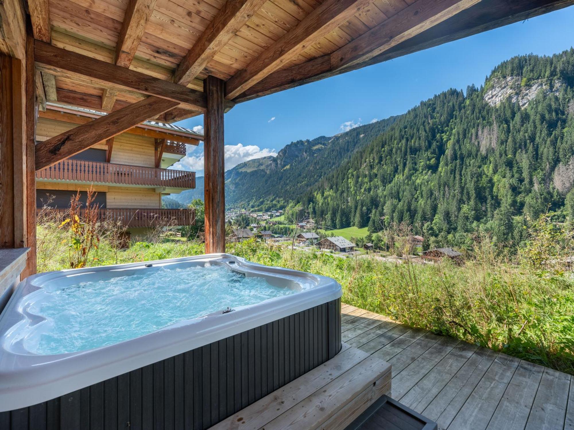 Chalet 1100 - Bo Immobilier Chatel - A Mi-Chemin Du Centre Et Du Linga - Jacuzzi Sauna Et Cheminee Екстериор снимка