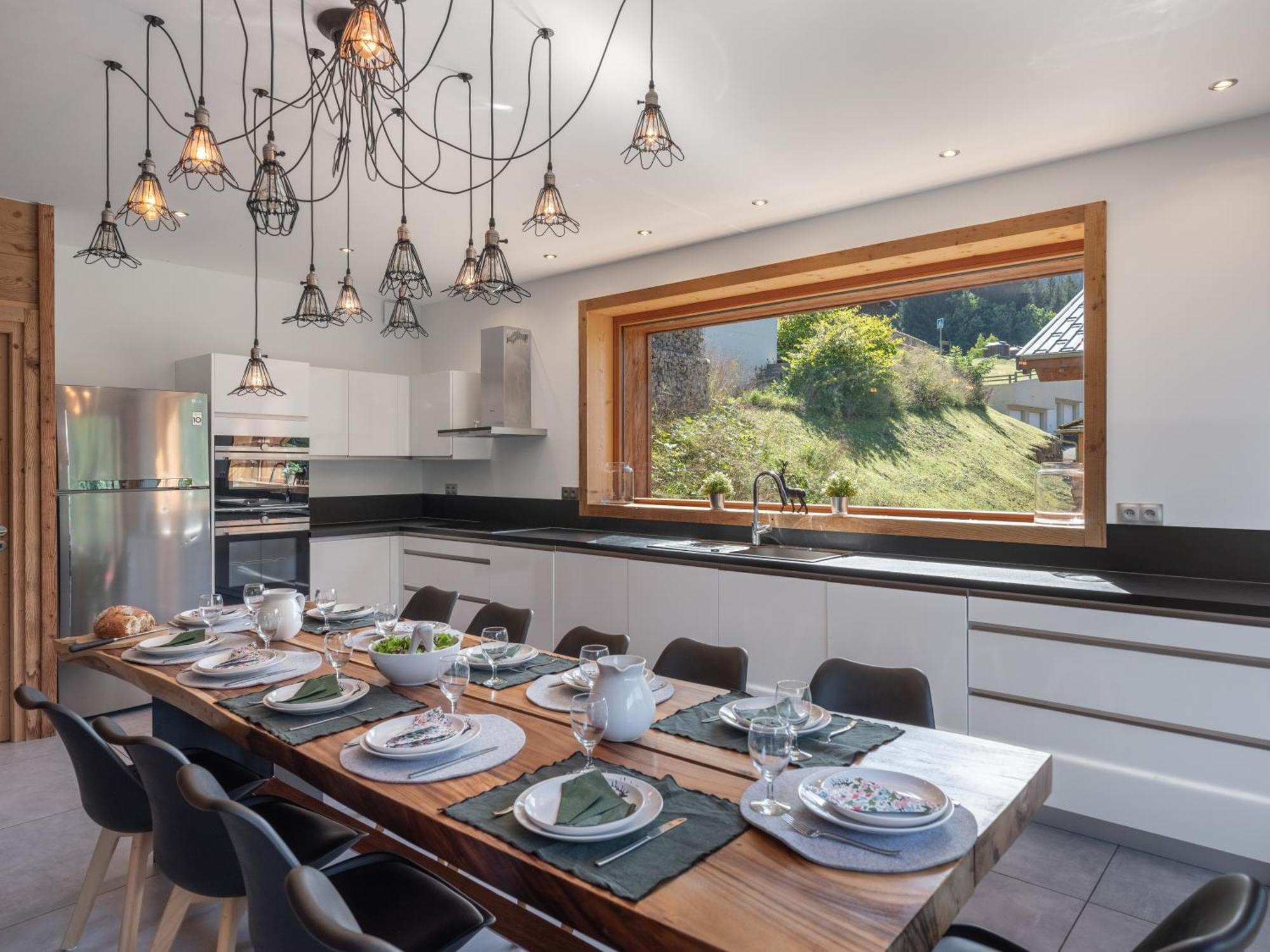 Chalet 1100 - Bo Immobilier Chatel - A Mi-Chemin Du Centre Et Du Linga - Jacuzzi Sauna Et Cheminee Екстериор снимка